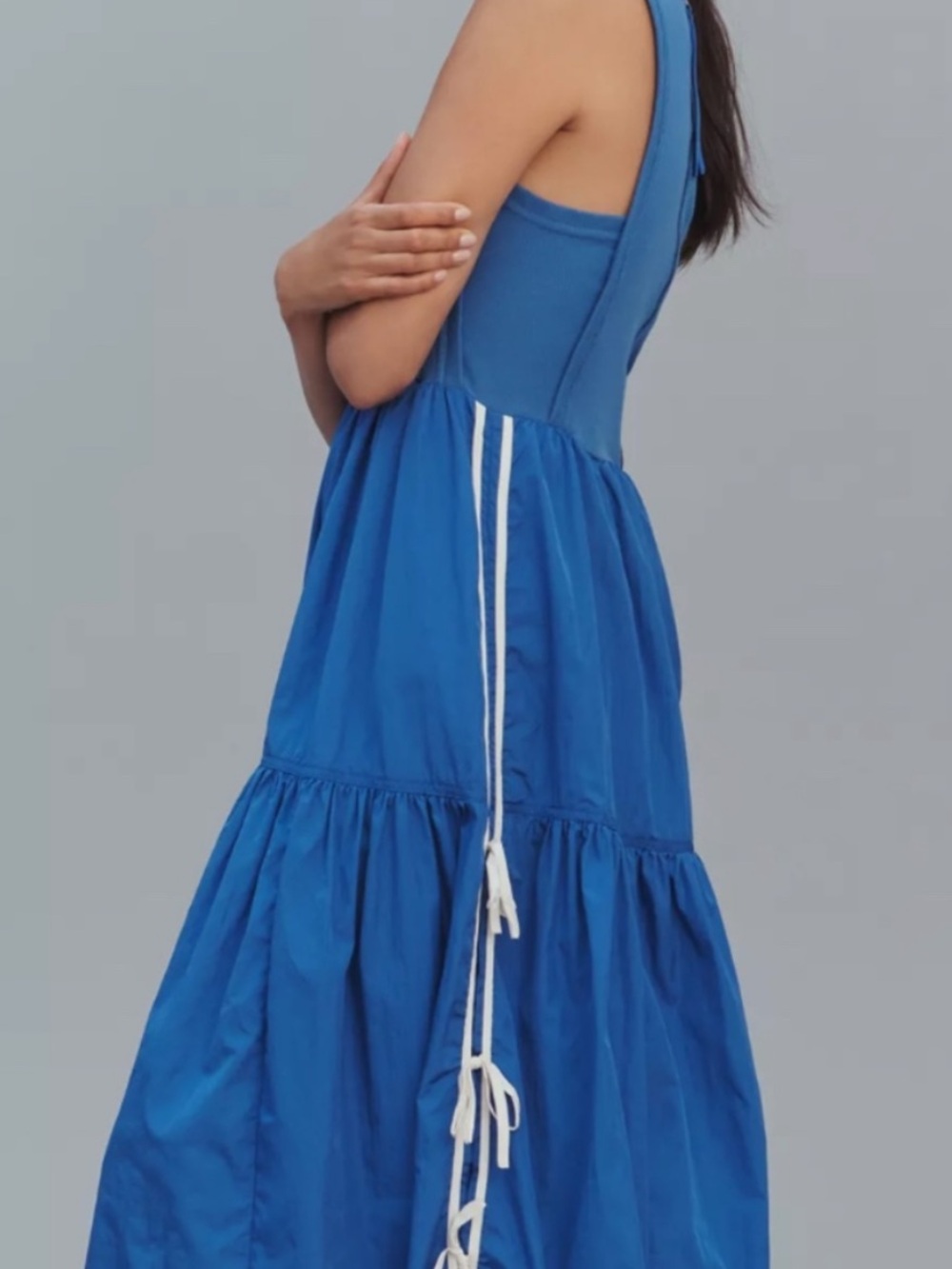 Daily Practice Royal Blue Activewear Midi Dress - Picture 3 of 8